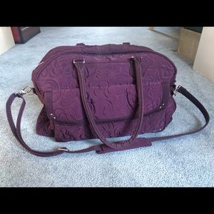 🛑SOLD🛑Vera Bradley Weekender Travel Bag - Violet